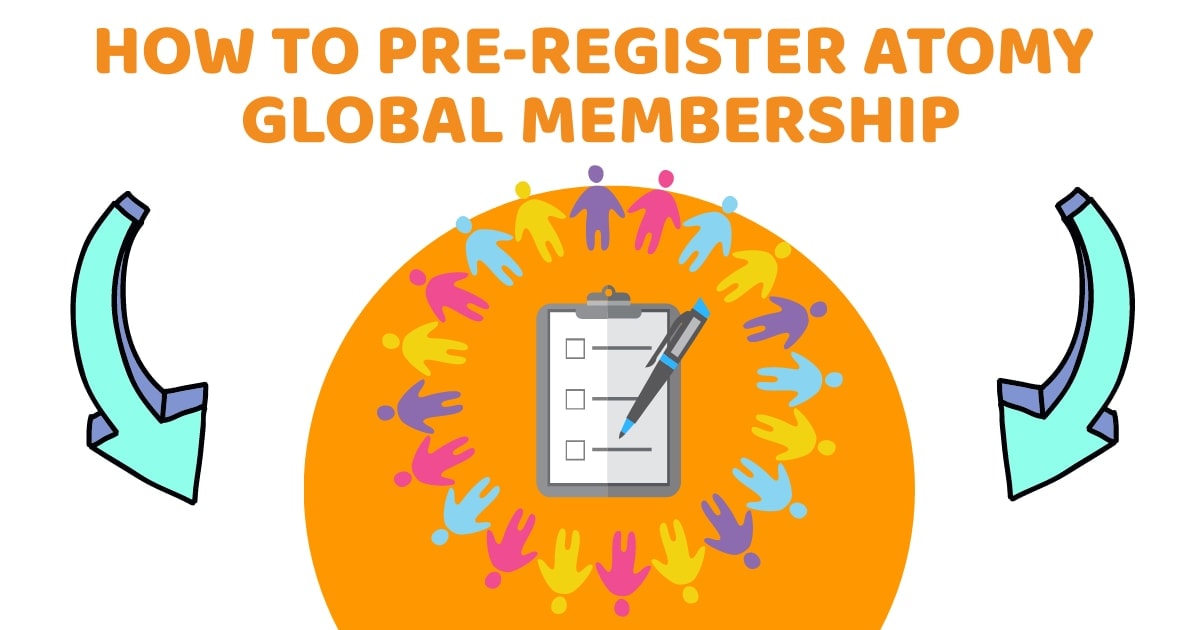 How To Pre Register Atomy Global Membership Seng Lee