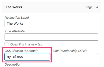 Where to add custom css to wordpress. How To Add A Custom Class To A Wordpress Menu Item Sevenspark