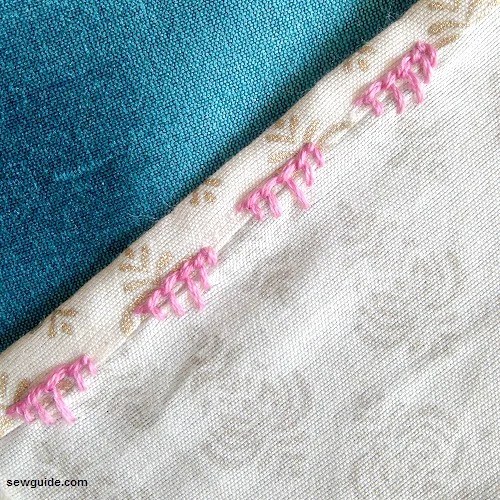 Then needle comes out vertically and catches two threads in the garment, then emerge to the front for the next stitch. 17 ways to make a perfect Handmade HEM {HEMMING STITCHES
