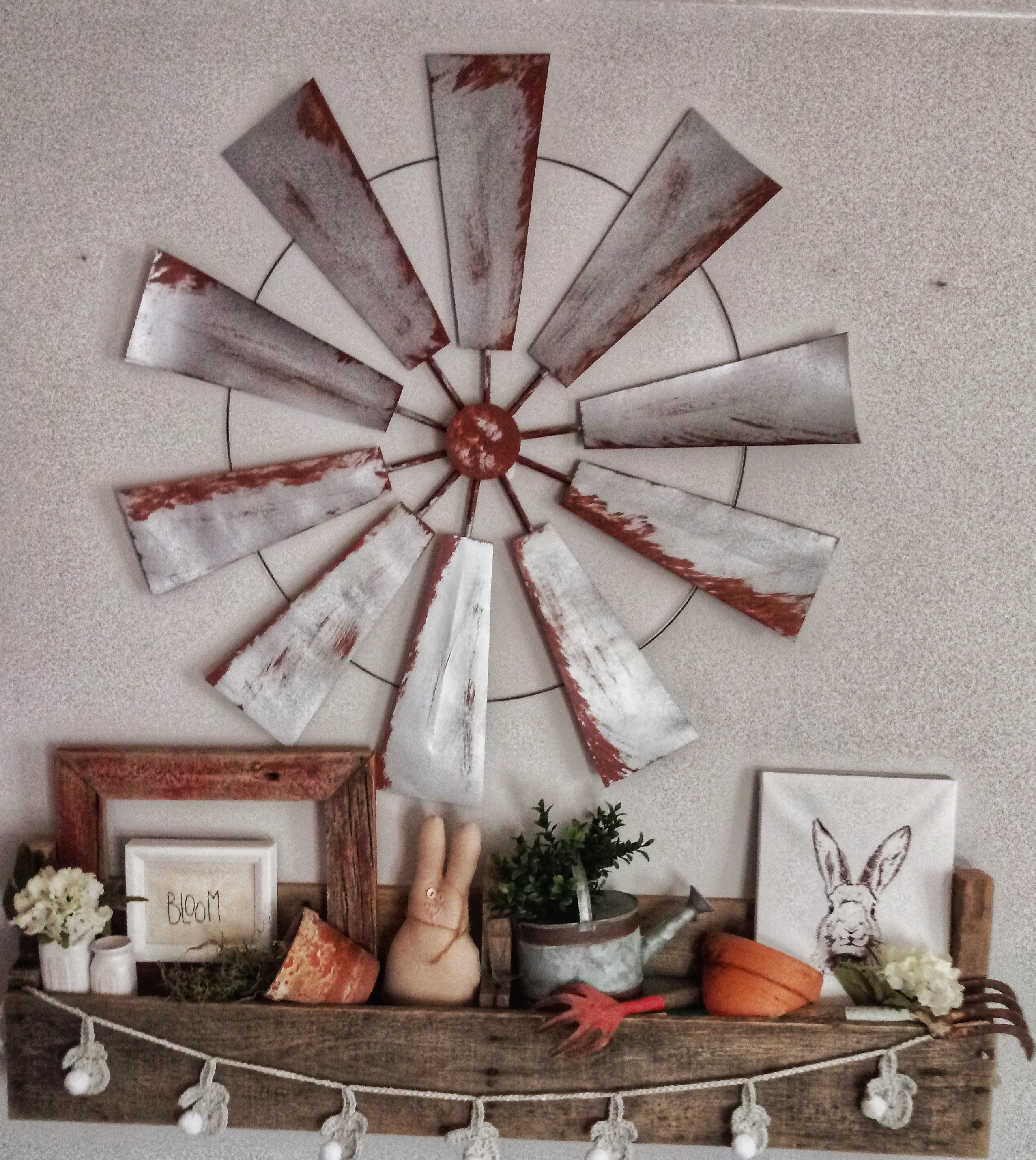 Make your own Farmhouse Windmill decor