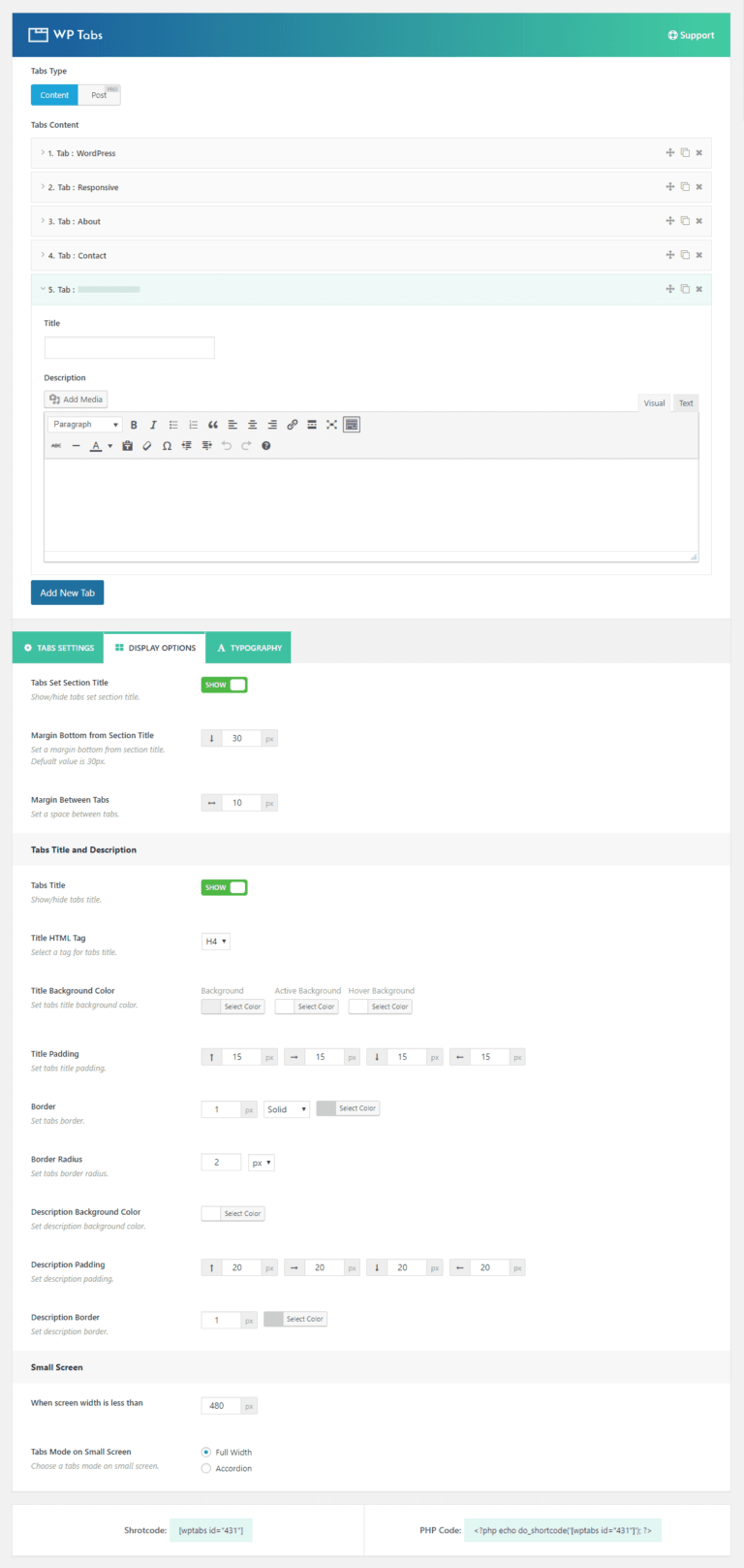 Setup universal website tracking across devices and campaigns with just a few clicks (without any code). 12 Best WordPress Tab Plugins in 2020 - ShapedPlugin