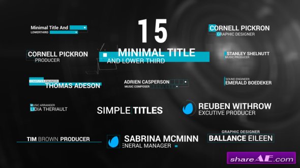 To open after effects and either work with dynamic links or render each lower third . Lower Third Free After Effects Templates After Effects Intro Template Shareae