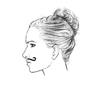How To Draw A Female Face In Profile Sharenoesis