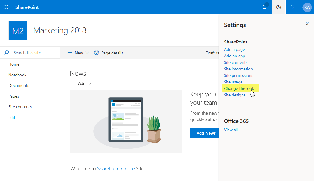 Get the id of a sharepoint online site collection or subsite using powershell. Sharepoint Online How To Change Site Theme Using Powershell Sharepoint Diary
