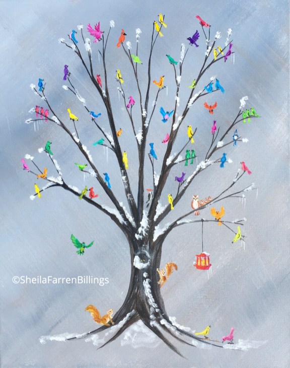 TwitterWM Twitter, acrylic, 16" x 20"