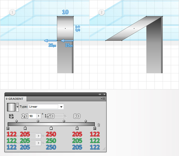 полки нарисовать