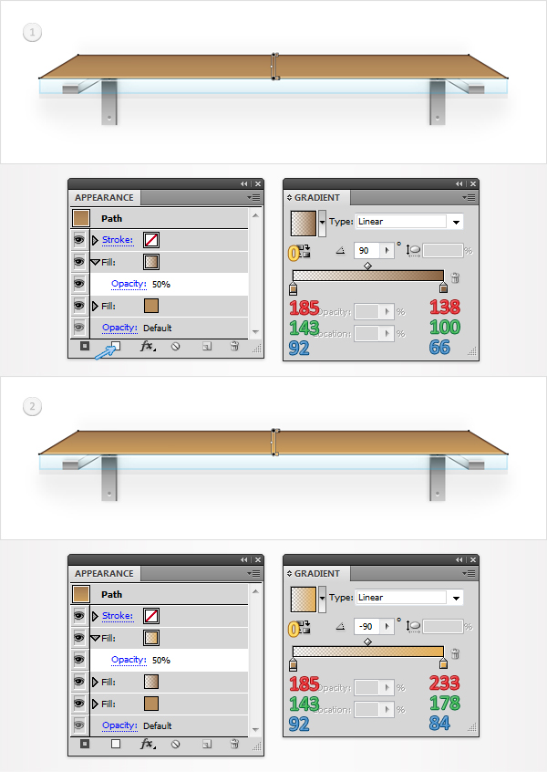 полки нарисовать