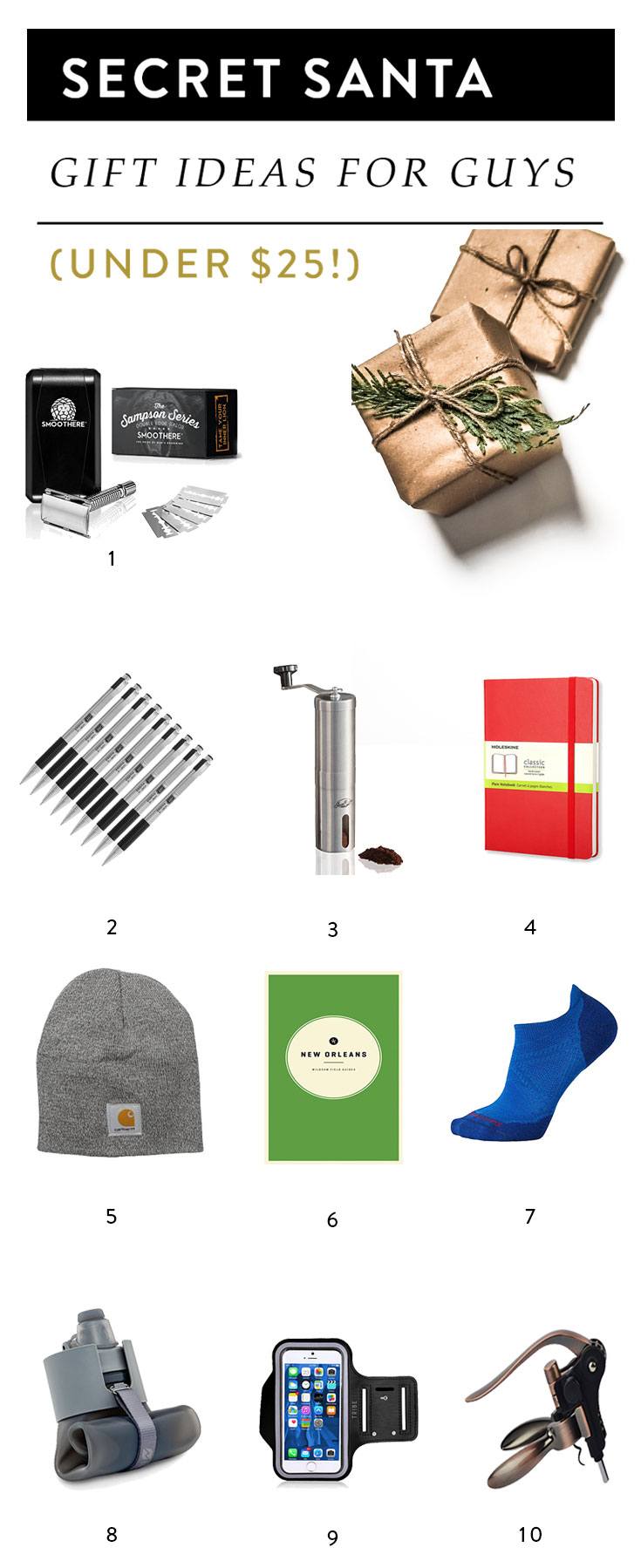 We found the perfect gifts for her that are sentimental, useful, and even downright funny. 27 Secret Santa Gift Ideas For Guys Under 25