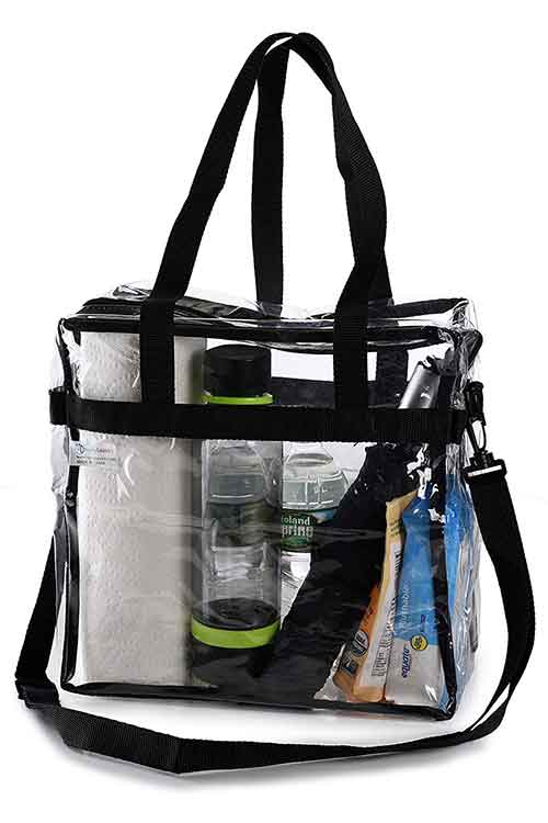 Clear purse with beaded tigers strap. The Best Clear Purses So You Can Actually Find Your Stuff