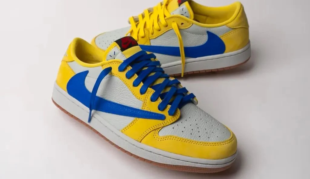 Travis Scott x Air Jordan 1 Retro Low OG 'Elkins'/'Canary'