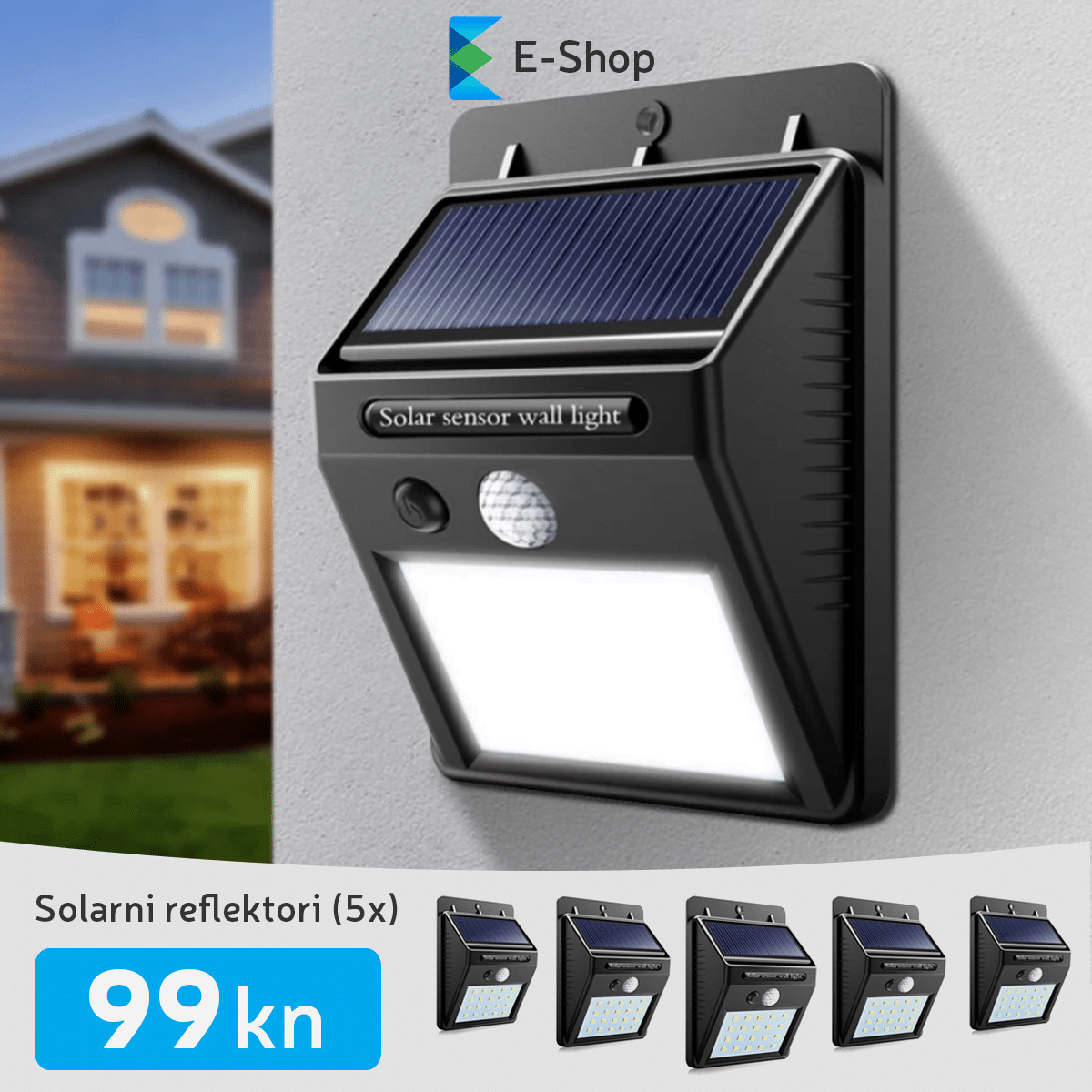 Solarni Reflektori Set 5 Komada E Shop Hrvatska