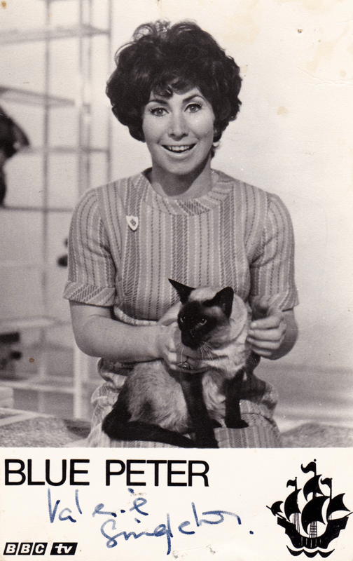 PICTURED: Valerie Singleton (Blue Peter).
