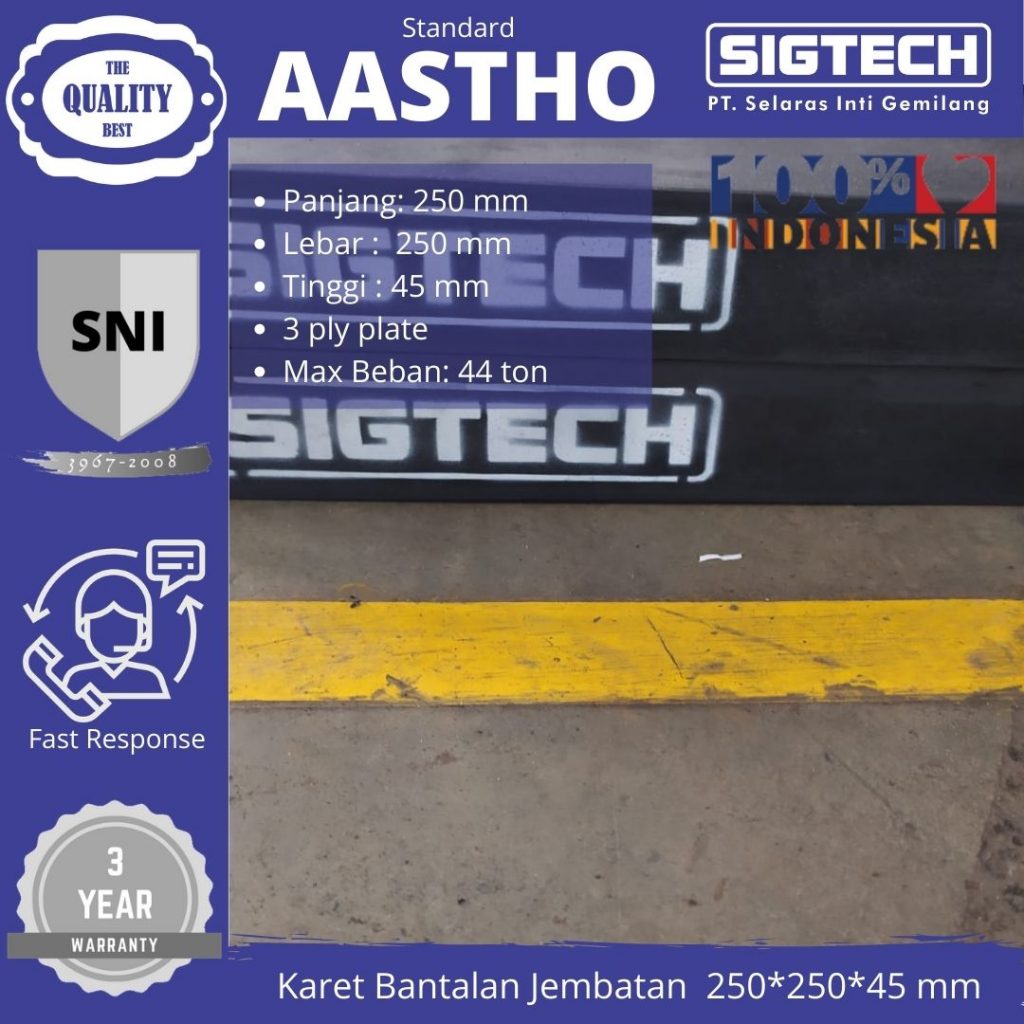 Karet Bantalan Jembatan SIGTECH