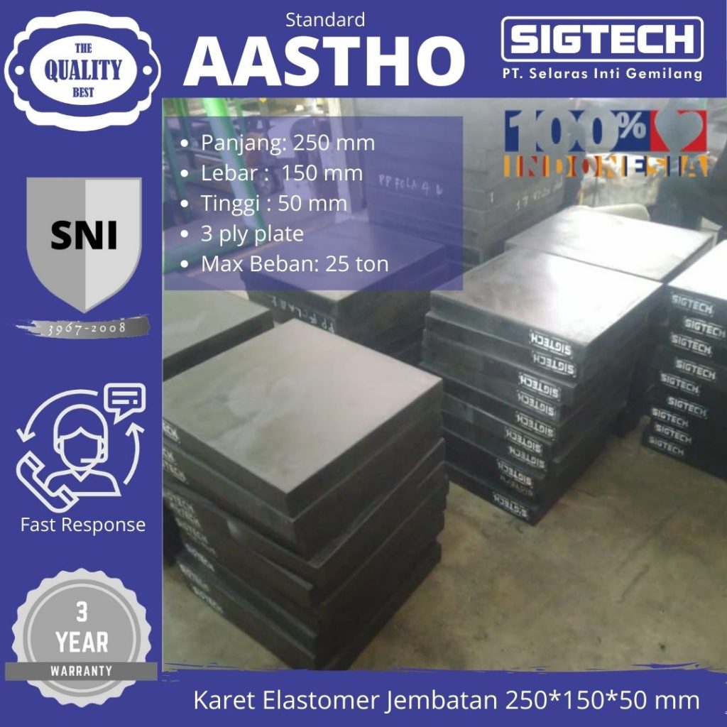 Karet Elastomer Jembatan