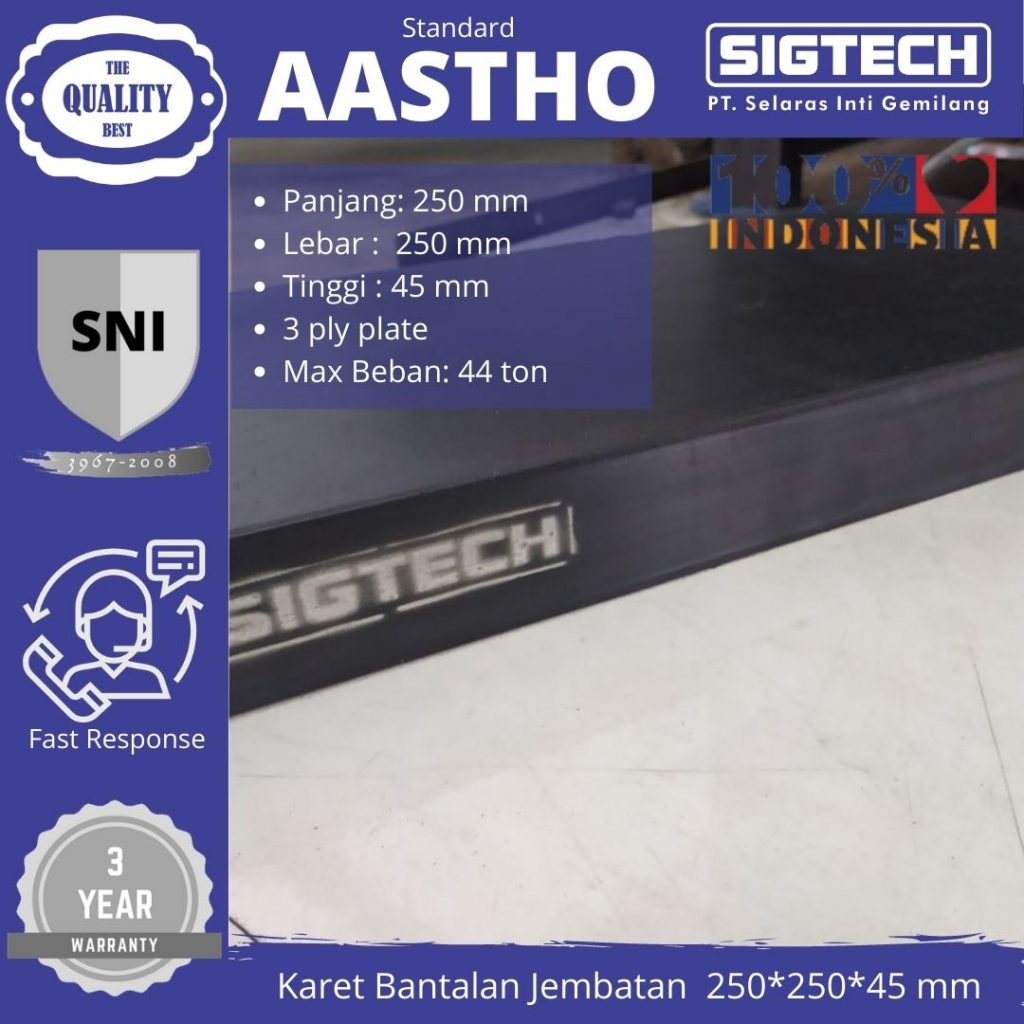 Karet Bantalan Jembatan SIGTECH