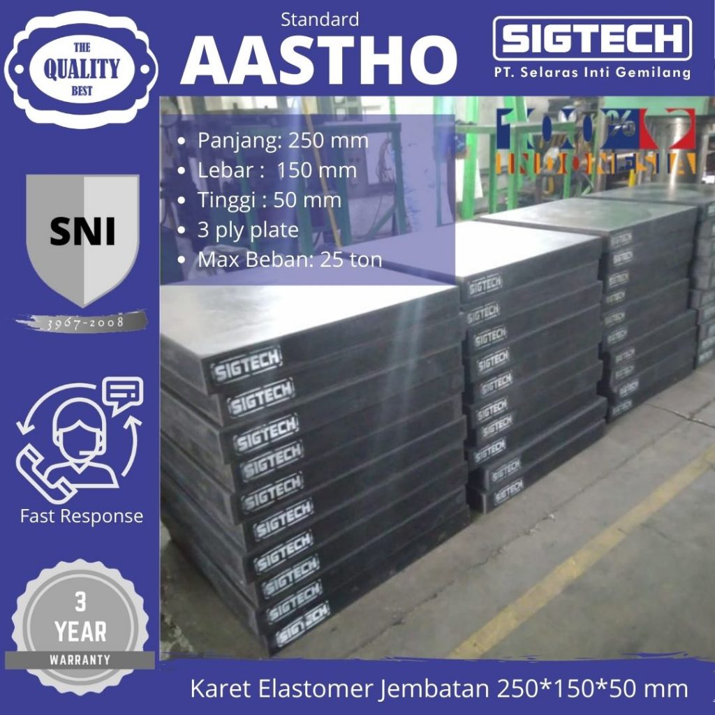 Karet Elastomer Jembatan