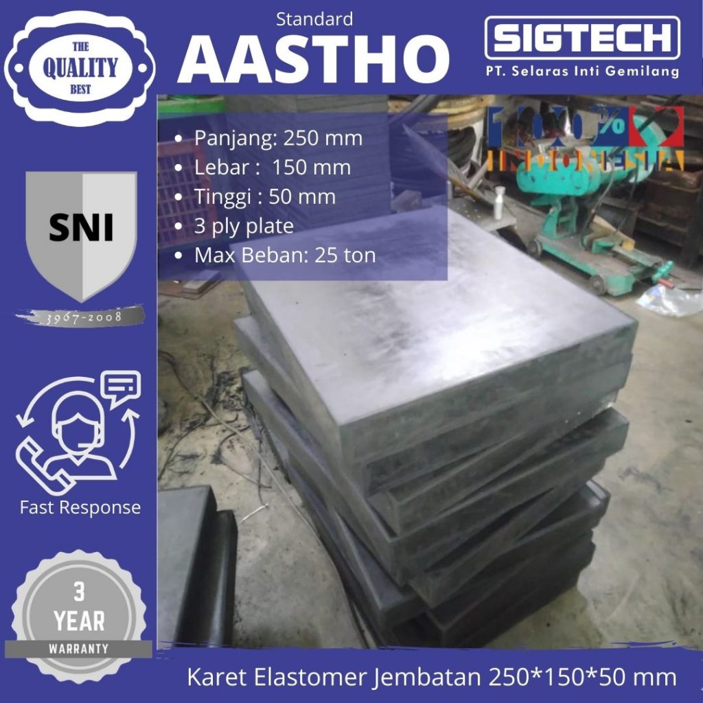 Karet Elastomer Jembatan