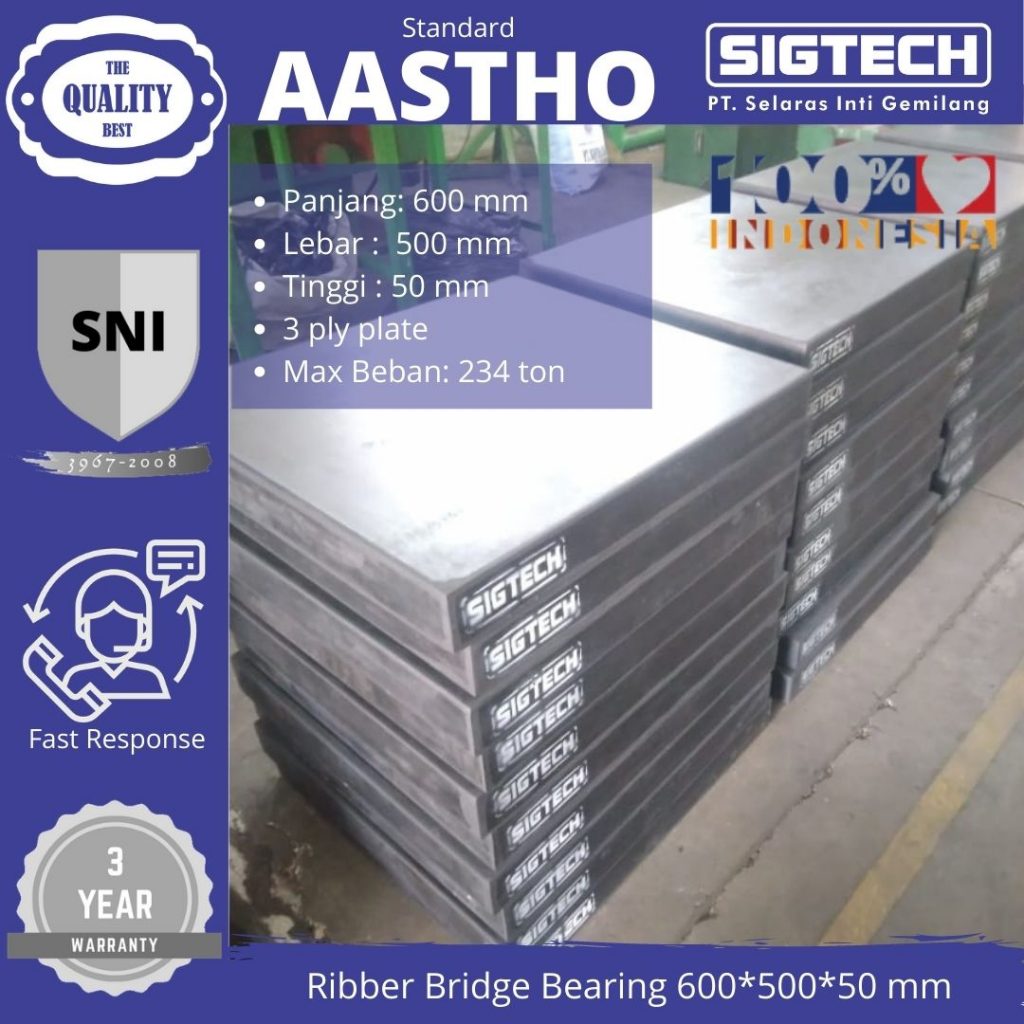 Ribber Bridge Bearing