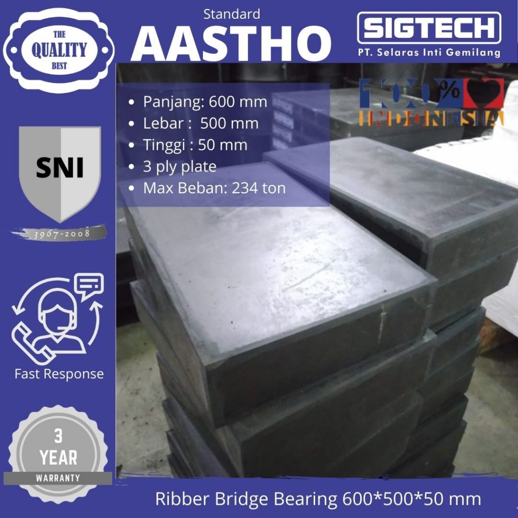 Ribber Bridge Bearing
