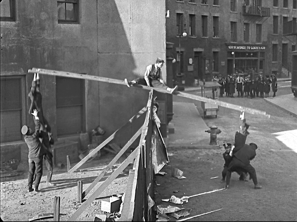 A series of mishaps manages to make a young man get chased by a big city's entire police force. On The Fence Keaton S Stunts In Cops And Our Hospitality Chaplin Keaton Lloyd Film Locations And More