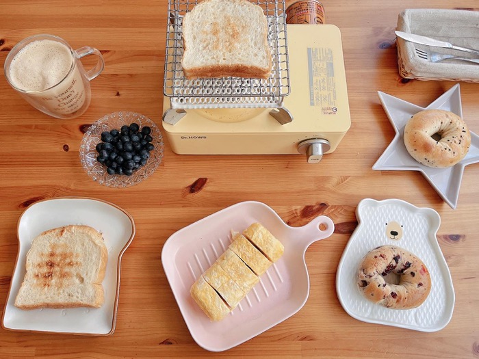 超高顏值！韓國Dr.Hows 馬卡龍攜帶式卡式爐