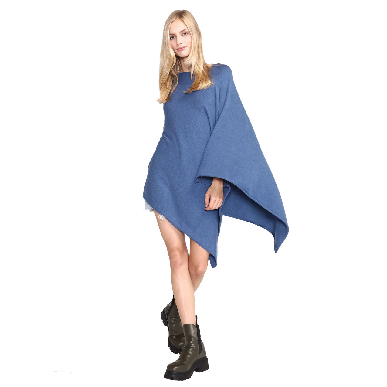 Look By M Triangle Poncho Evening Wrap 
