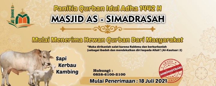 Spanduk qurban 2020 cdr, banner qurban cdr, banner idul adha 2020 cdr,. Download Desain Spanduk Panitia Qurban Idul Adha 2021 Simadrasah