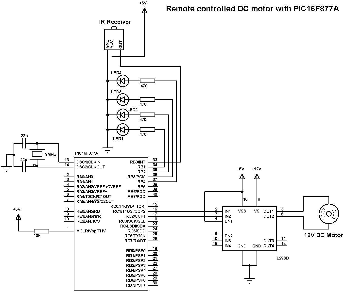 Circuit Diagram Remote Control Motor Circuit Diagram