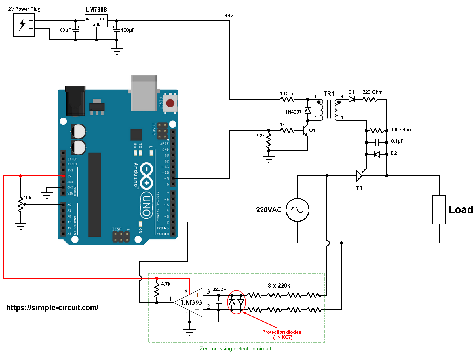 Scr Triggering Circuit Using Pulse Transformer