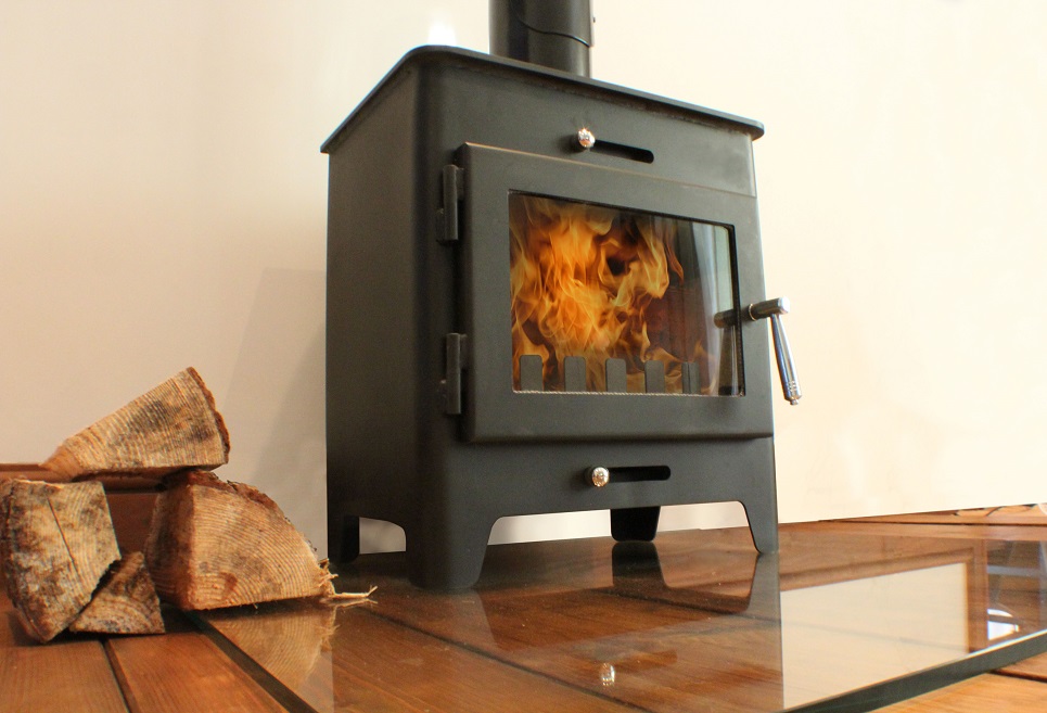 We'll walk you through how to clean a glass stove top quickly and easily. Saltfire ST1 Wood Burning Stove in Metallic Black - Simply