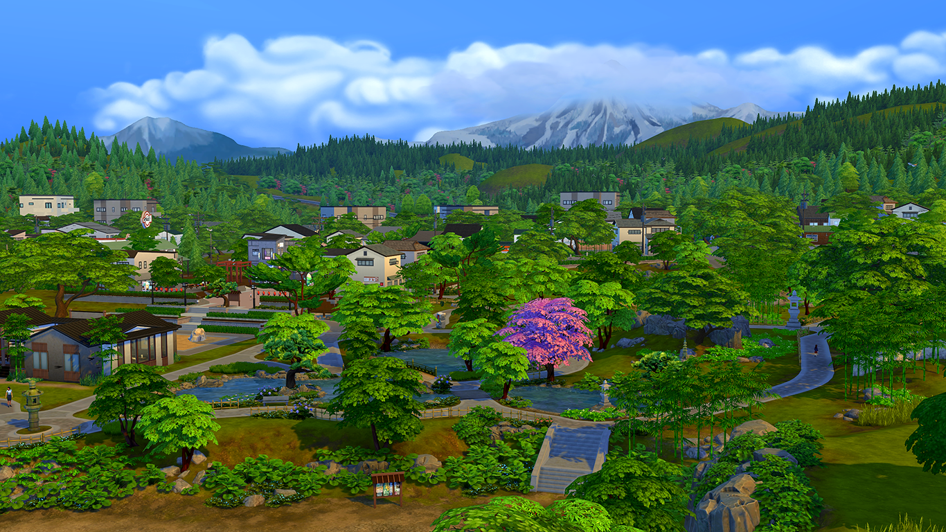 Здесь вы можете увидеть местных жителей и отдыхающих на горнолыжном курорте, удивительно провести время в этой прекрасной местности, заняться спортом. Obzor Dopolneniya The Sims 4 Snezhnye Prostory Simsmix