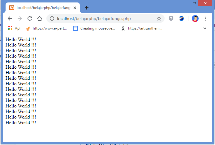 Membuat Fungsi Di PHP, Tutorial Pemrograman PHP - Sipintek.com -  Sipintek.com