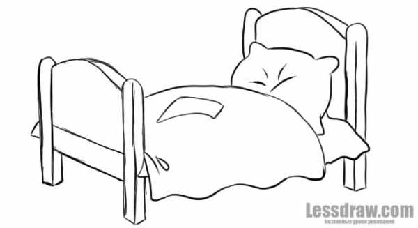 что можно нарисовать на кровати