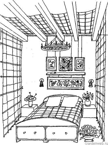 что можно нарисовать на кровати