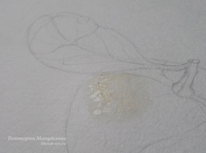 как нарисовать мандарин