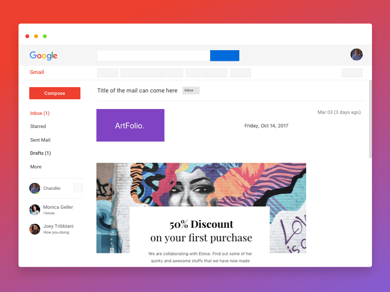 Here are the basic steps you need to take when creating a newsletter. Gmail Newsletter Mockup Sketch Freebie Download Free Resource For Sketch Sketch App Sources