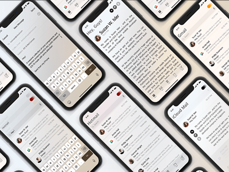 · psd covers · pixeden . Ios 12 Mail App Concept Sketch Freebie Download Free Resource For Sketch Sketch App Sources