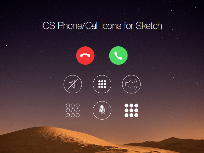 Collection of the free iphone x, xs, xr mockups. Ios Call Screen Icons Sketch Freebie Download Free Resource For Sketch Sketch App Sources