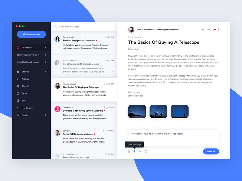 In today’s digital age, having an email address is essential for everything from paying your utility bill online to signing up for streaming services to staying in touch with friends and loved ones. Email Client App Sketch Freebie Download Free Resource For Sketch Sketch App Sources