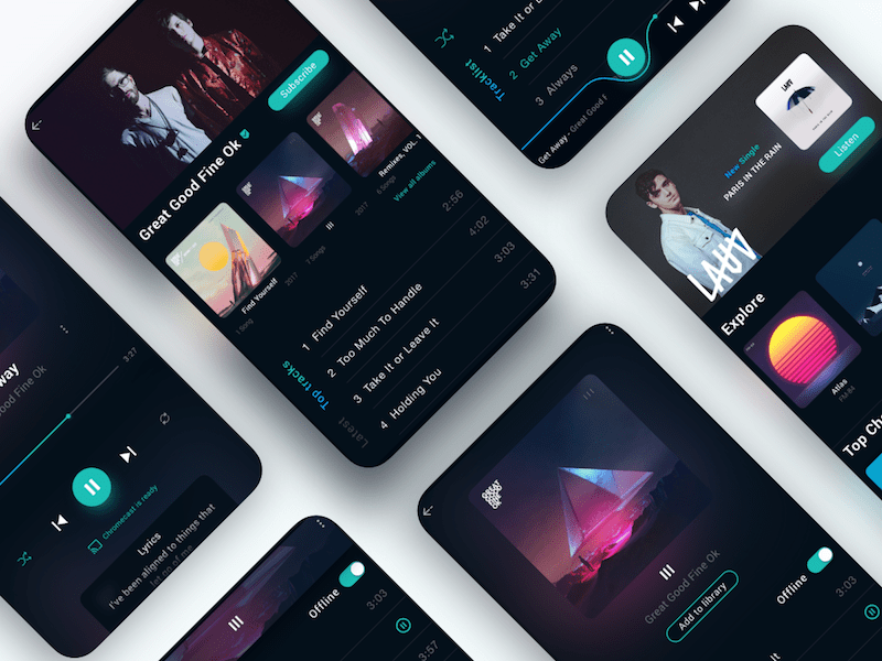 Free for commercial use high quality images Spotify App Interface Redesigned Sketch Freebie Download Free Resource For Sketch Sketch App Sources