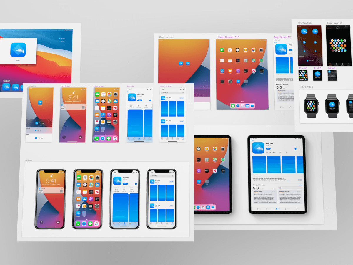 Behance is the world's largest creative network for showcasing and discovering creative work Ios 14 App Icon Template Free Sketch Resource Sketch Elements