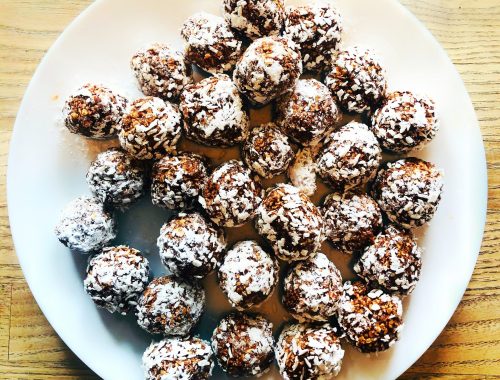 Havregrynskugler. Perfekte til bagning med eller for børn