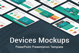 Visit download page today we're glad to feature this free photoshop mockup of free mockup psd powerpoint presentation. Devices Mockups Layouts Powerpoint Presentation Template Slidesalad