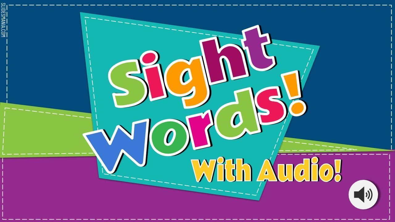 how to create a google slides template for sight words with audio or add audio to your bitmoji slidesmania
