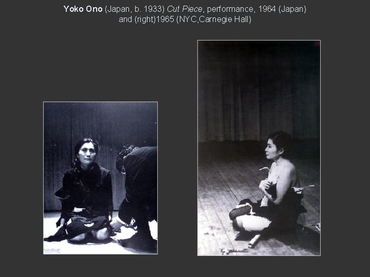 From Performance To Videoelectronicfilmbased Art The Artist Is