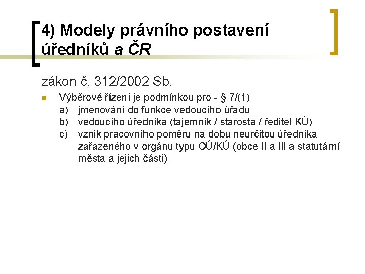 Teorie Byrokracie A Postaven Zamstnanc Veejn Sprvy Pednka