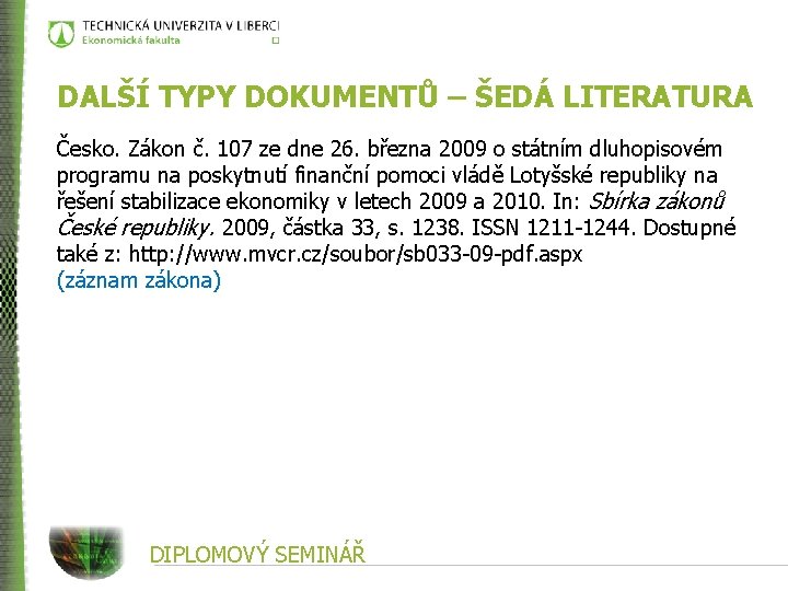 Diplomov Semin Doc Ing Miroslav Ika Ph D