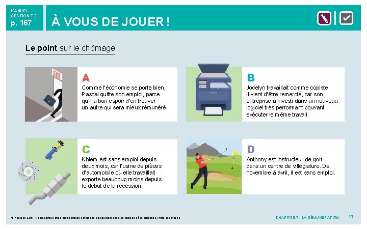Il est donc toujours conjugué avec un pronom réfléchi. Intgrer Le Monde Du Travail Chapitre 7 La