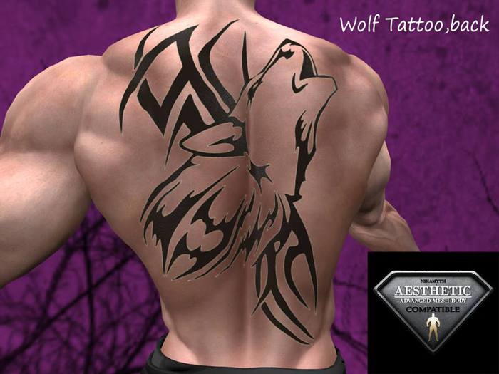 Second Life Marketplace - #Tattoo & More#Wolf Tattoo Full Back (Aesthetic) Box 525_x_700_jpg