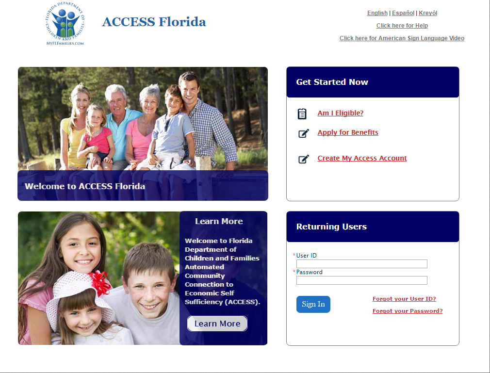 My Access Florida Login Smarter Florida